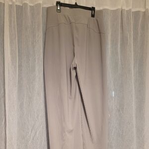 light grey wide Halara pants